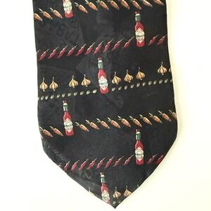 Vintage‎ Tobasco Tie Men's Silk Whimsical Preppy Workwear